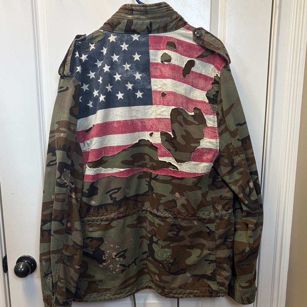 American Flag Cammo Jacket